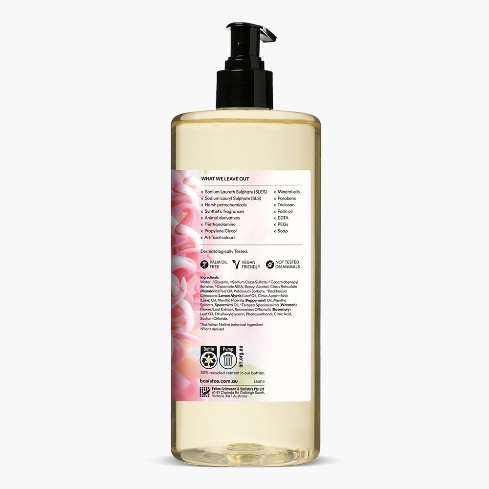 Bosisto's Waratah Flower, Mint & Mandarin Invigorating Body Wash