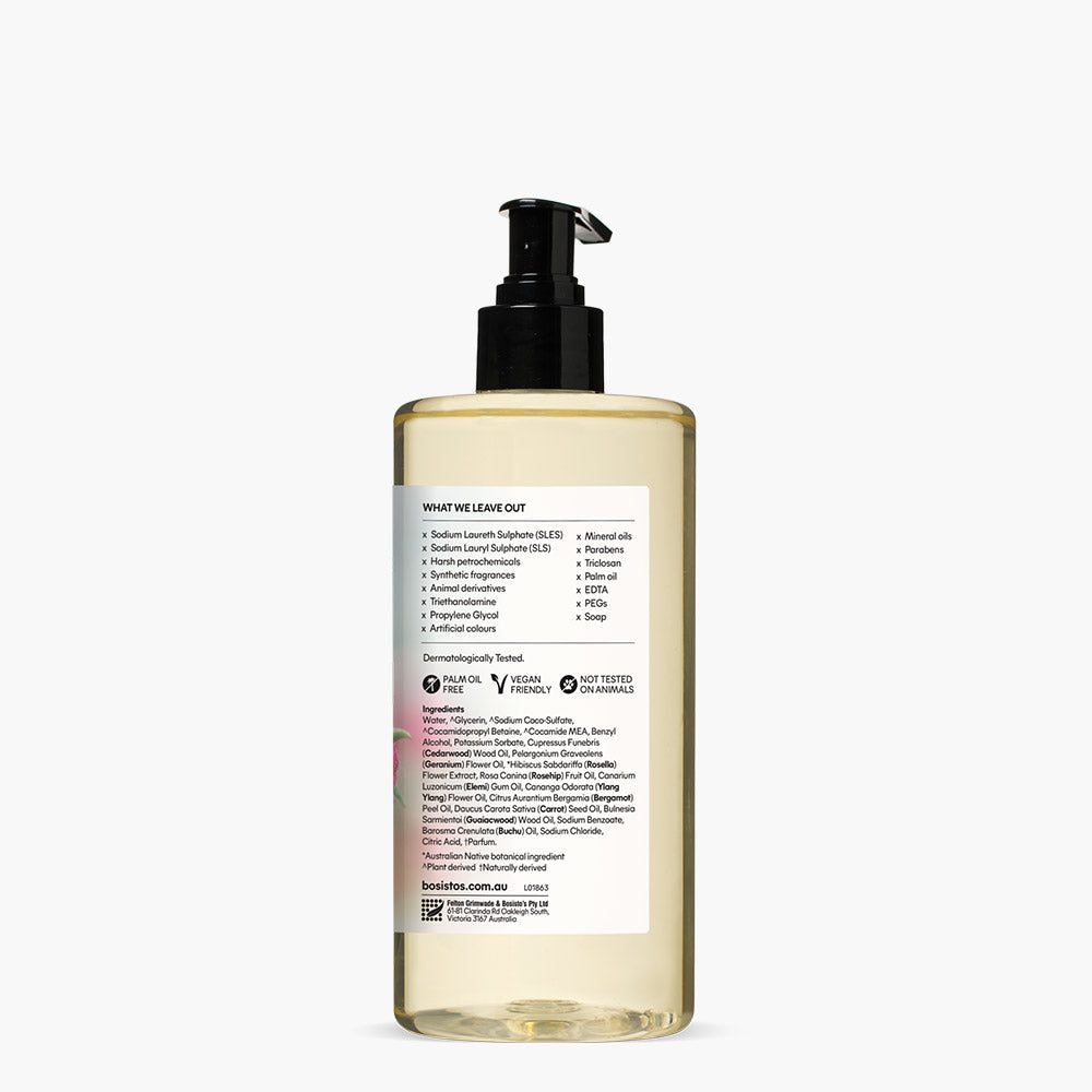 Rosella Flower & Rosehip Softening Hand Wash 500mL